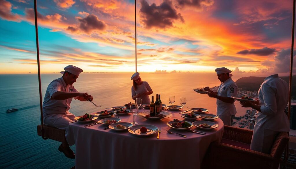 Dinner in the Sky chefs