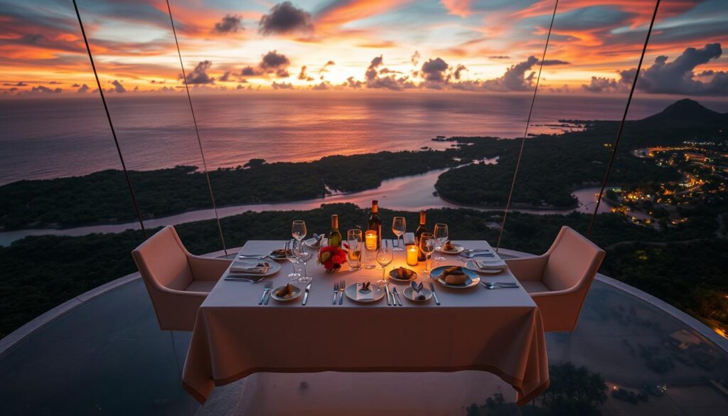 aerial dining punta cana